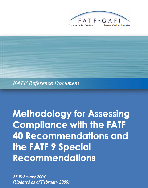 Methodology for Assessing compliance with FATF recommendations 
