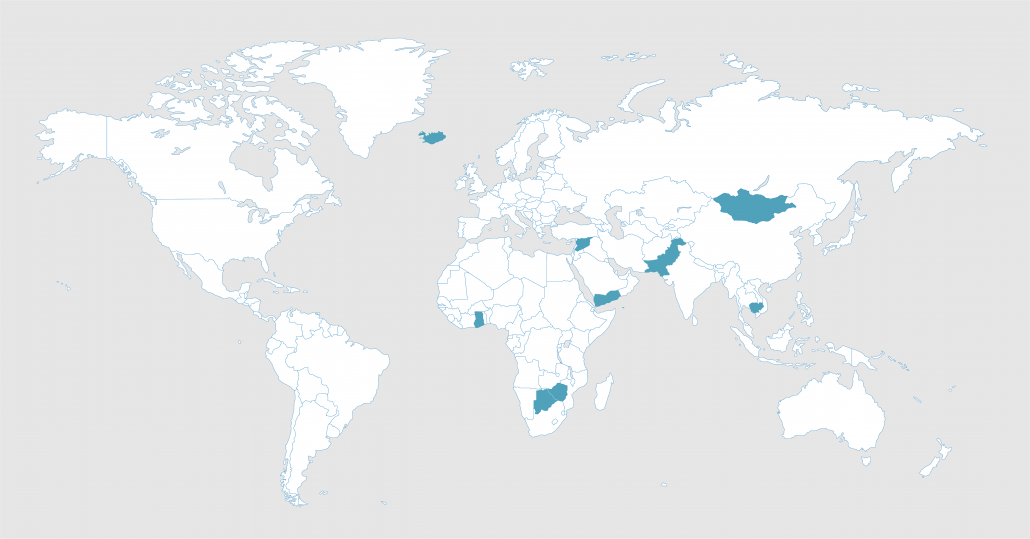 The FATF graylist of high-risk and other monitored jurisdictions